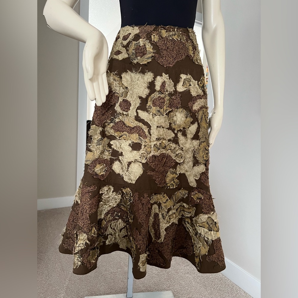 MaxMara Weekend Patchwork Floral Midi Skirt – Size 4 - Picture 5 of 16